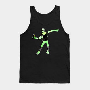 Banksy inspired Kermit 4 Tank Top